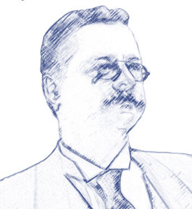 Illustration of President Theodore Roosevelt