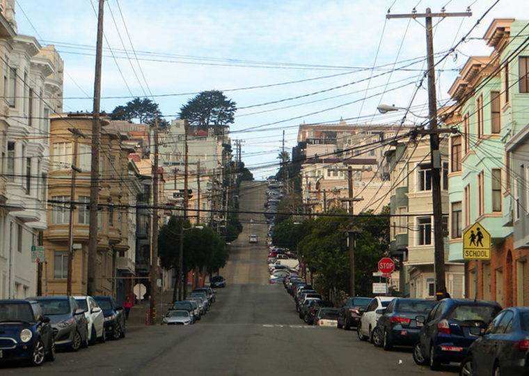 A San Francisco street.